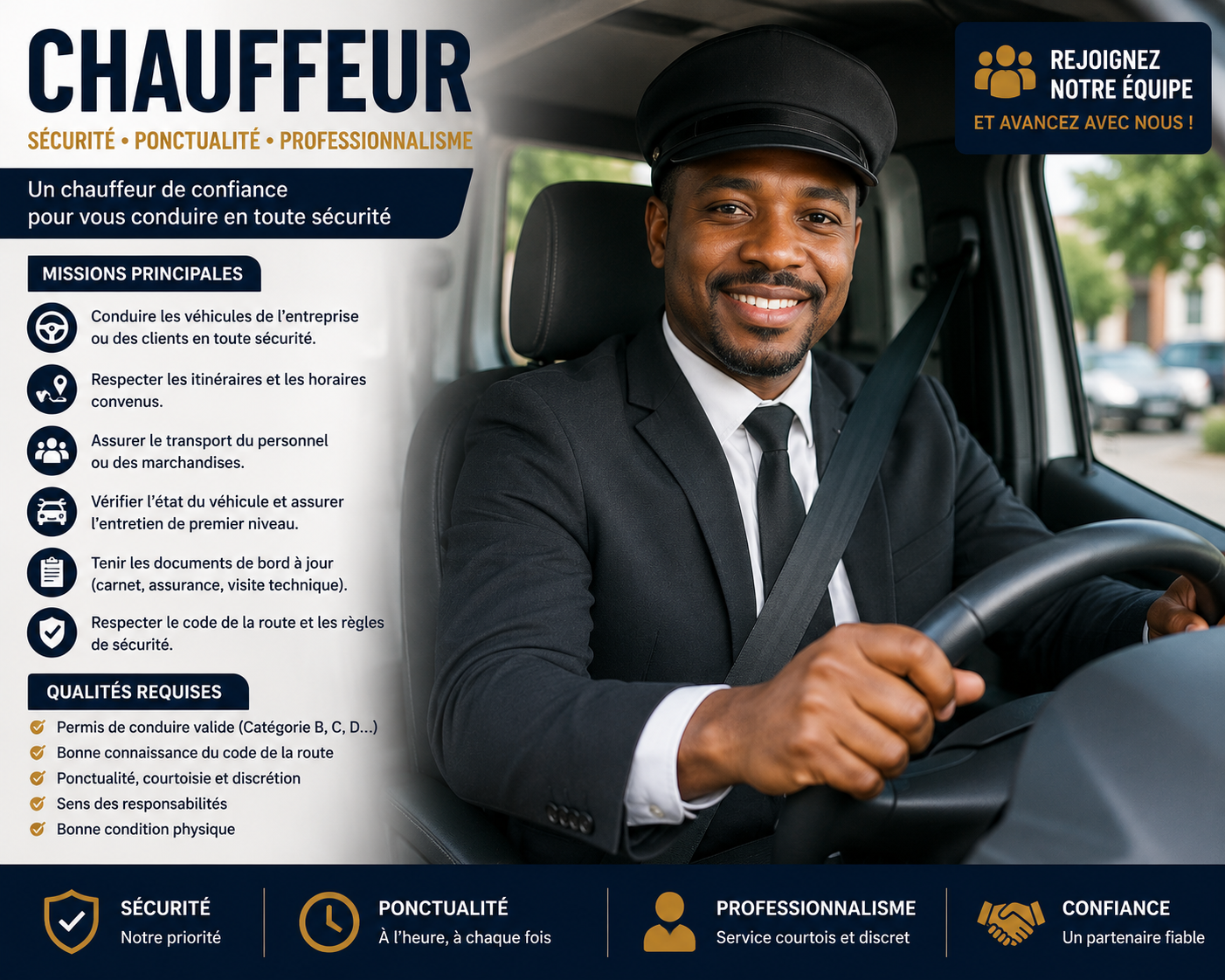 Offre d'emploi : 🚛 𝟭𝟬 𝗖𝗛𝗔𝗨𝗙𝗙𝗘𝗨𝗥𝗦 𝗣𝗢𝗜𝗗𝗦 𝗟𝗢𝗨𝗥𝗗 chez Une entreprise de la place 